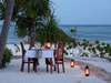 Azanzi Beach Hotel - dinner on beach